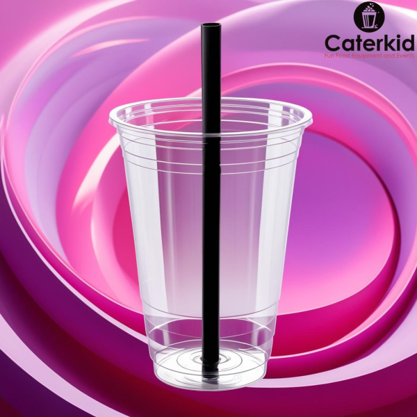 250ml Cup & Straw